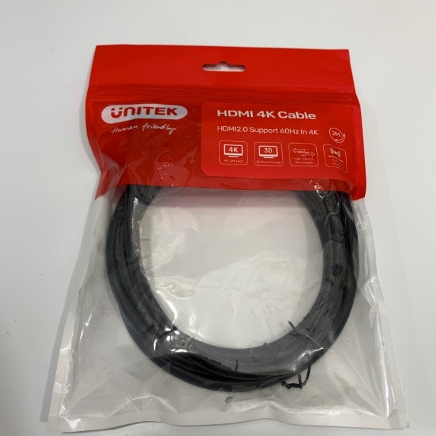 Cáp HDMI Chính Hãng UNITEK 2M Y-C138M Supports UltraHD 2K x 4K Cable HDMI to HDMI 3D 1080P