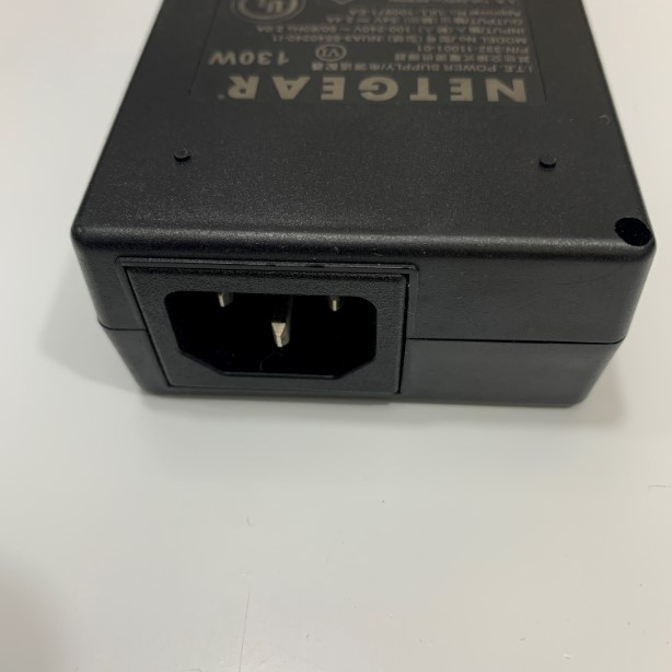 Adapter 54V 2.4A NETGEAR OEM Cisco MA-PWR-100WAC 640-76010 Connector Size 6.5mm x 3.0mm For Cisco Meraki MX68 MX68W MX68CW MX68-HW MX68W-HW MX68CW-HW Security Appliance