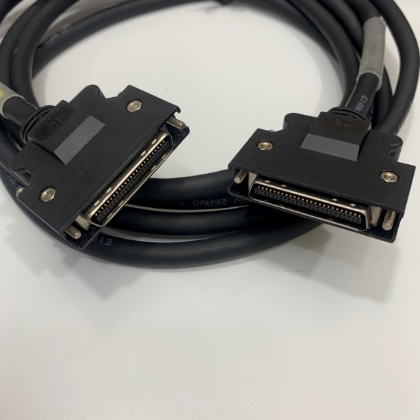 Cáp SCSI MDR 50 Pin Male to MDR 50 Pin Male Dài 2M 50 Core CN1 IO Terminal Board Servo X4 A5 3M 10350 Connector For Servo Drive Yaskawa Panasonic Mitsubishi