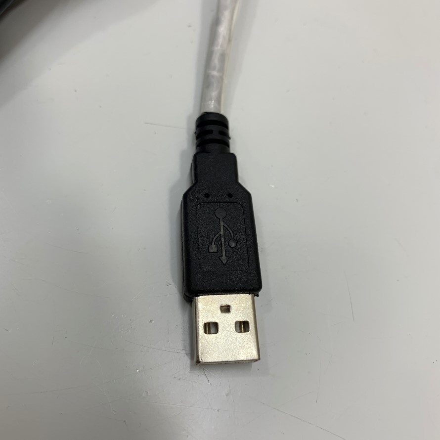 Cáp Lập Trình CM471050 USB Type A Plug to Mini B 5 Pin Plug with Dài 3M 10ft Shielded Cable E212689 AWM STYLE 2725 80ºC 30V For Parker SSD 890 Series Data Transfer Computer