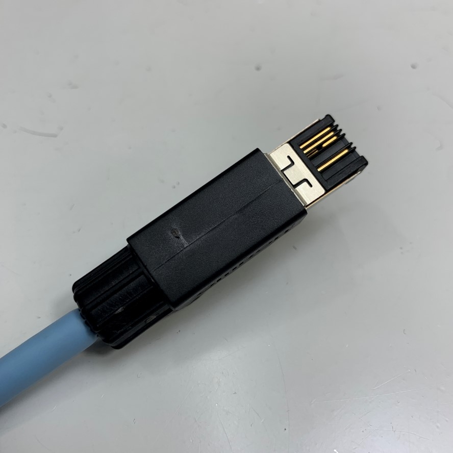 Cáp OMRON XS5W-T421-CMC-K Dài 1M 3.3ft Industrial Ethernet Cable M12 4 Pin D-Code Male to RJ45 Cable  KETH-PSB-OMR 22AWG×2P KURAMO E317214 (UL) - C(UL) CM 4C22AWG SHIELDED 75C