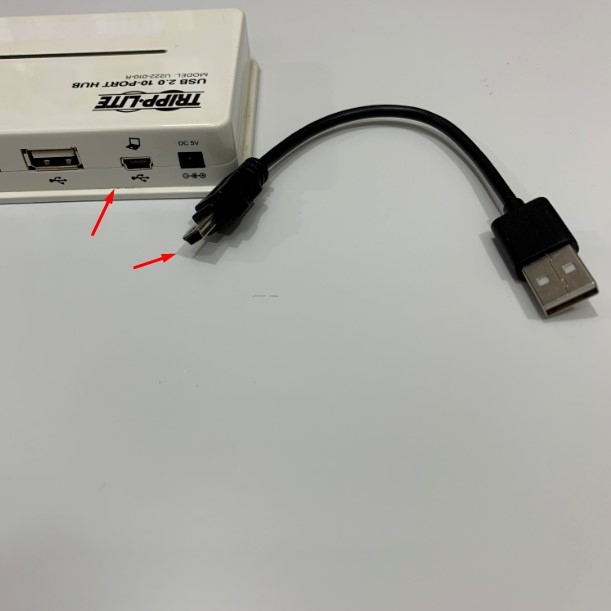 Cáp USB 2.0 Cable Type A to Mini B USB Cable Length 15Cm