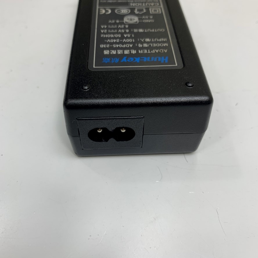 Adapter 6.5V 2A 8.2V 4A Original HUNTKEY ADP045-23B For Máy Thanh Toán Thẻ PAX P80 POS Connector Size 4Pin 10mm Mini din