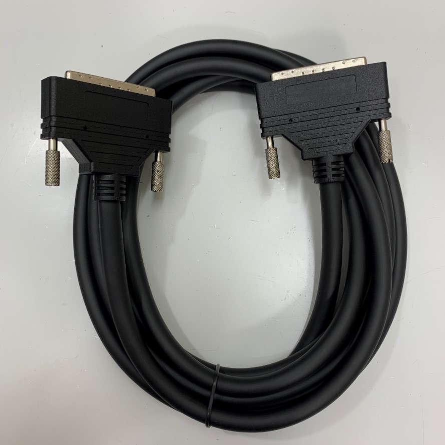 Cáp CN68 68 Pin MDR SCSI I/O Signal Male to Male Connection Cable Shielded with Screw Lock Dài 2M 6.5ft For Servo Drive and Ribbon and ECI Telecom Communication