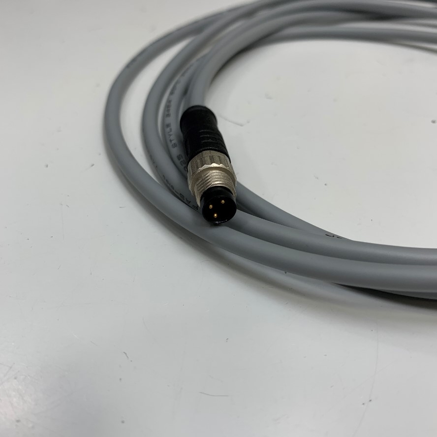 Cáp Điều Khiển FAS-Electronic M8 3 Pin A-Code Male to Female Circular Connector Sensor Dài 2.5M 8.3ft For Automation Sick Sensor