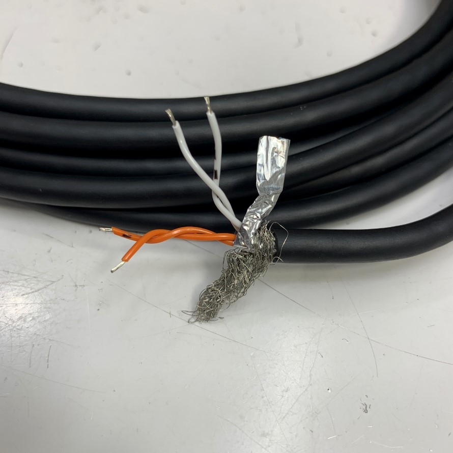 Cáp 7M 24ft ILSAN Shielded Cable 4 Core x 0.12mm² 26AWG E211405 AWM 2517 105°C 300V VW-1 OD 5.8mm For Điều Khiển Chuyển Động Robot Power and Data Cable Industrial Robotic