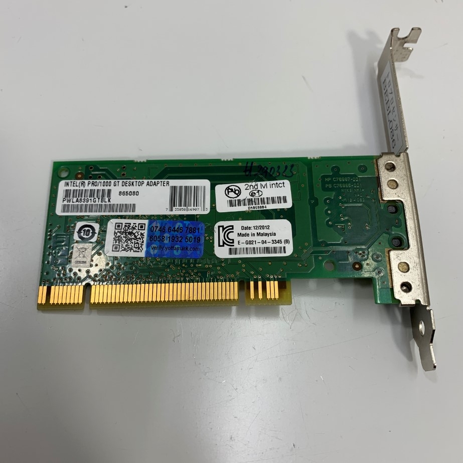 Card Mạng Intel PWLA8391GTBLK PRO/1000 GT Gigabit Ethernet RJ45 Port Lan PCI X4 Network For Máy Tính Công Nghiệp, Máy Xét Nghiệm Sinh Hóa