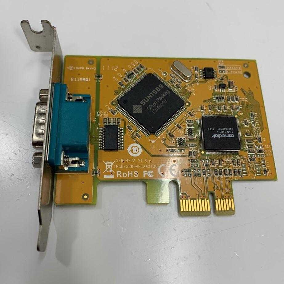 Card Dell Sunix Serial 0D39K1 PCI E X1 to 1 Port RS232 For Dell Optiplex SFF PC And Medical Hospital Máy Xét Nghiệm Đông Máu Tự Động Automatic Coagulation Analyzer Thrombolyzer XRM