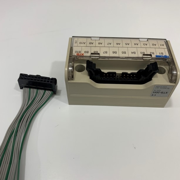 Cáp Hirose IDC 20 Pin Flat Ribbon Cable 20 Wire Dài 65Cm Pitch 2.54mm Cable Pitch 1.27mm For Terminal Block Module Hirose PLC CNC CMC