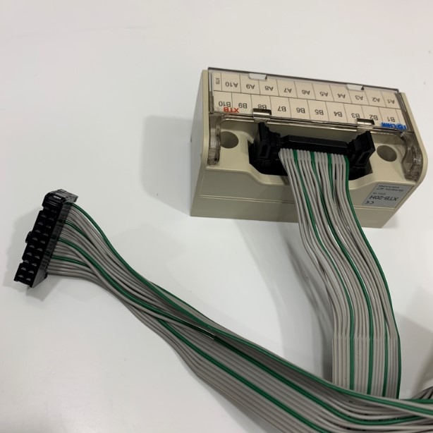 Cáp Hirose IDC 20 Pin Flat Ribbon Cable 20 Wire Dài 65Cm Pitch 2.54mm Cable Pitch 1.27mm For Terminal Block Module Hirose PLC CNC CMC