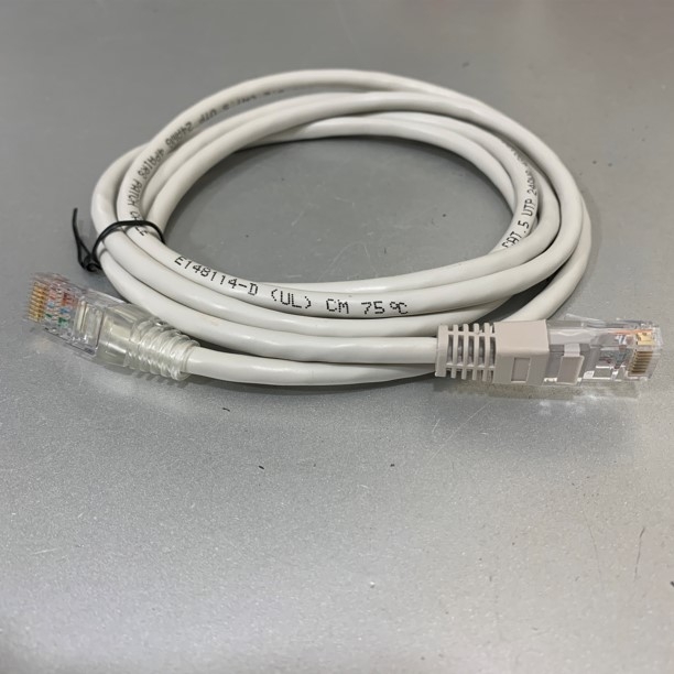Dây Nhẩy Chuẩn Chéo CAT5E U/UTP Patch Cord Crossover Cable 4PR 24AWG RJ45 to RJ45 Colour White Length 1.8M