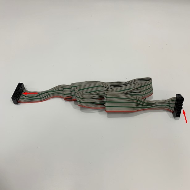 Cáp Hirose IDC 20 Pin Flat Ribbon Cable 20 Wire Dài 1.25M IDC Pitch 2.54mm Type A Cable Pitch 1.27mm For Terminal Block Module Hirose PLC CNC CMC