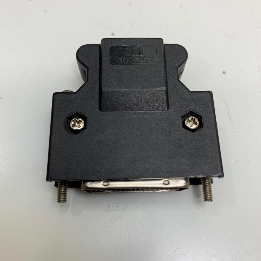 Đầu Jack Hand Crimping Tool 3M 10336 Connector IDC Pitch 1.27mm Gold Plated SCSI MDR 36 Pin Male With Screw For Servo Motor Driver Yaskawa Panasonic Mitsubishi Delta Control I/O Cable