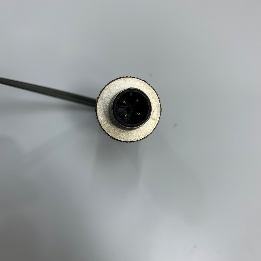Đầu Jack Phoenix Contact Connector M12 A-Coded 4 Pin Male Gold Plated Screw Terminal Straight For Industrial Sensor Cable M12 Connector Circular