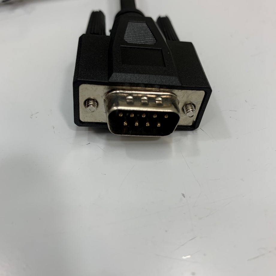 Cáp RS232 Straight Through Dài 0.4M Cable Slim Flat Shielded DB9 Male to Female For Medical Hospital Cable, Industrial Cable Connector
