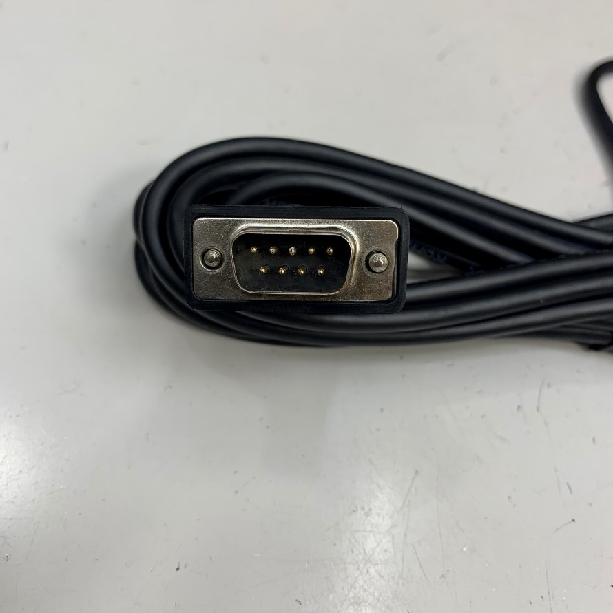Cáp 3M 10ft DB9 M/F Serial RS232 Extension Shielded Cable HAE KWANG E97577 AWM 2464 VW-1 24AWG x 3C 80°C 300V OD Ø 5.0mm For Serial RS232 Industrial Communication witch PC