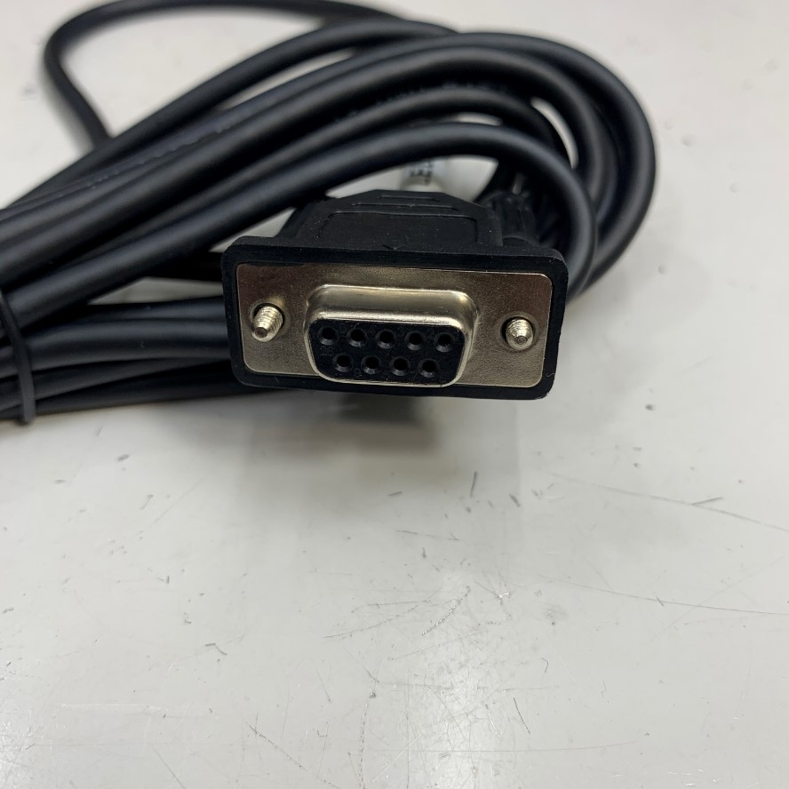 Cáp 3M 10ft DB9 M/F Serial RS232 Extension Shielded Cable HAE KWANG E97577 AWM 2464 VW-1 24AWG x 3C 80°C 300V OD Ø 5.0mm For Serial RS232 Industrial Communication witch PC