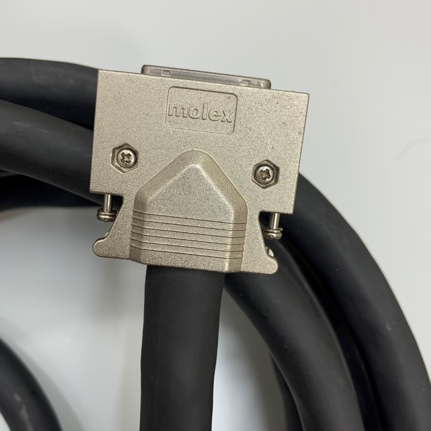Cáp Điều Khiển Chuyển Động Dài 5M 17ft Cable SCSI Molex Connector MDR 36 Pin Male to 36 Core Open End Cable HITACHI Shielded E41447 STYLE 2464 VW-1 OD Ø 15.5mm