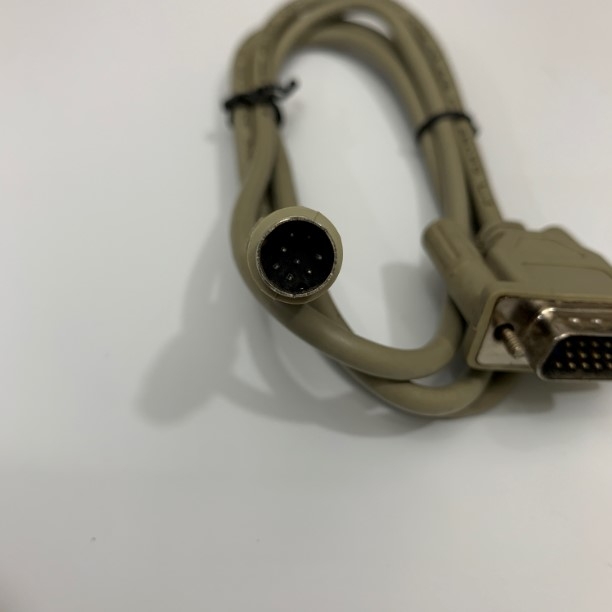 Cáp Mini Din 8 Pin to VGA DB15 Male Cable 1.2M For Gadmei LCD TV Box 2810E