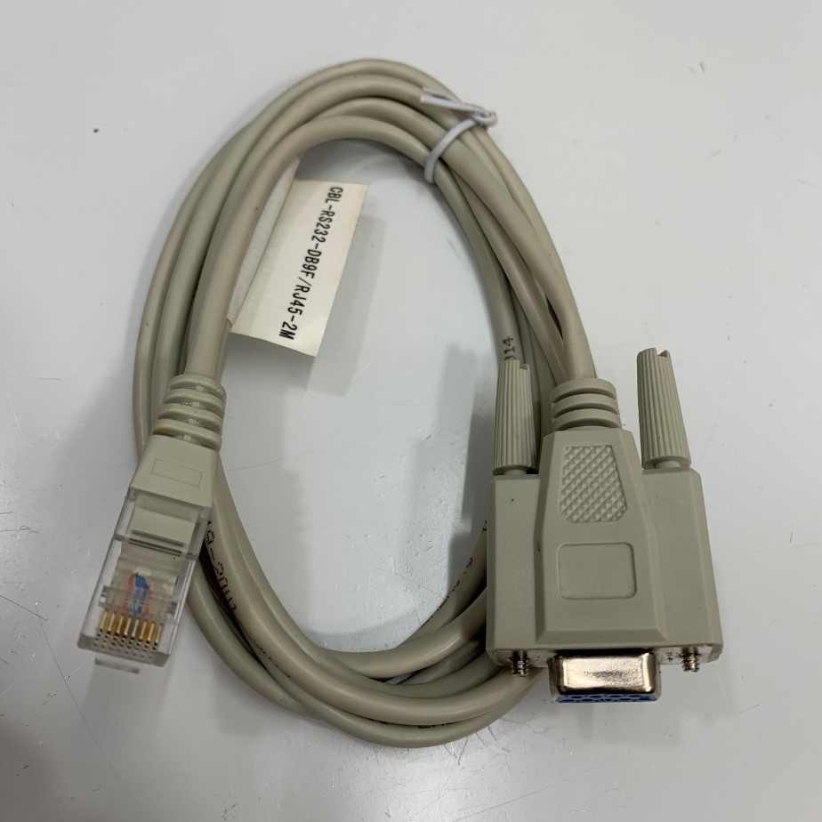 Cáp Điều Khiển 7Ft Dài 2M CBL-RS232-DB9F/RJ45-2M Cable Network Connection