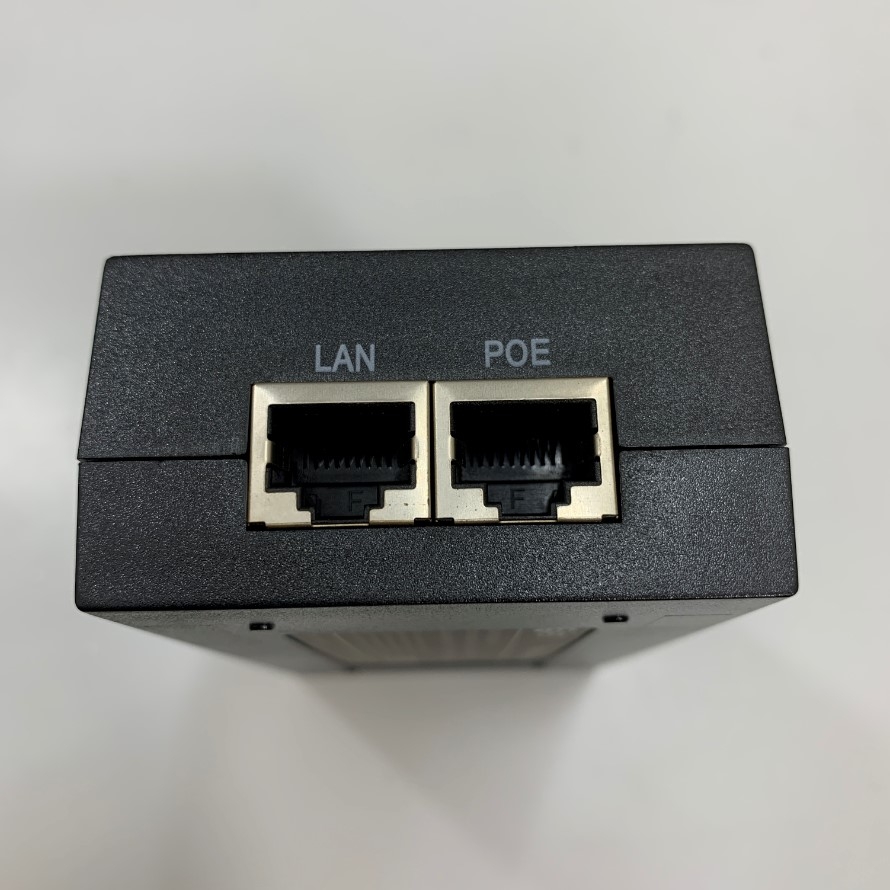 Adapter FS PSM-CW6APE POE 54V 1.11A 59.94W 4 Pair Powering Pins 1, 2, 4, 5 (+) and Pins 3, 6, 7, 8 (-) 10/100/1000M Gigabit PoE For Outdoor Wifi Access Point