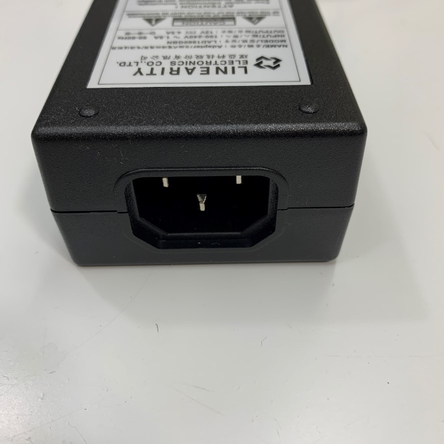 Adapter 12V 4.5A 54W Linearity OEM SAWA-56-41612A Connector Size 5.5mm x 2.5mm For ZEBRA CBL-DC-388A1-01 8-Slot Battery Charger