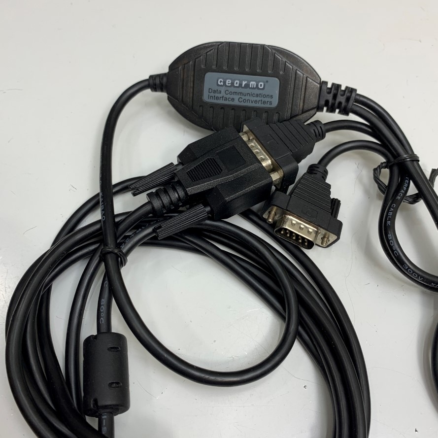 Cáp Điều Khiển Bảng Báo Cháy 10-1874B by FIKE Gearmo 2 Port RS232 to USB FTDI chip 1.5M and Cable RJ11 6 Pin 6P6C to DB9 Female Dài 2M For Fike Cheetah Xi Control Panel witch Computer