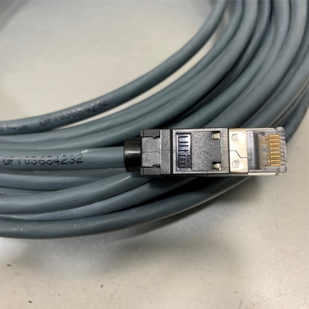 Cáp Kết Nối Serial Cable RS-232 CBL-RJ45F9-150 RJ45 8 Pin to DB9 Female Cable 15M For MOXA OPT8-M9  Communication Cable RS232