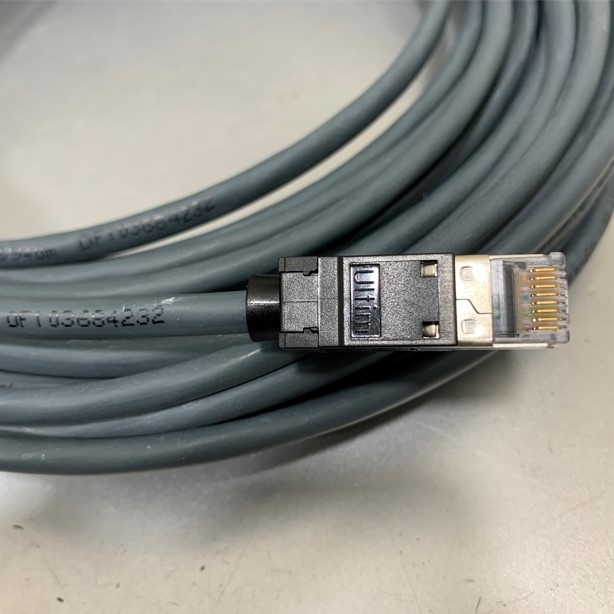 Cáp Kết Nối Serial Cable RS-232 CBL-RJ45F9-150 RJ45 8 Pin to DB9 Female Cable 15M For MOXA OPT8-M9  Communication Cable RS232
