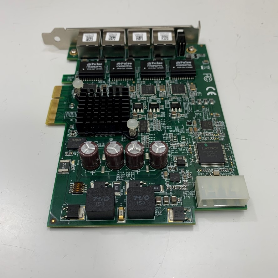 Card ADLINK PCIe-GIE64+ PCI Express x4 GigE Vision Power over Ethernet Frame Grabber Video Capture Cards 4 Port Intel(R) 82574L Gigabit Network Jumbo Packets up to 9014 Bytes