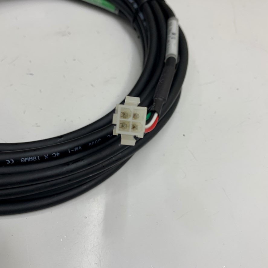 Cáp 8M MR-PWCNK1-8LS-J3 Mitsubishi Servo Motor Power Cable IO-Link + JST UVWPE 4 Pin Power Connector