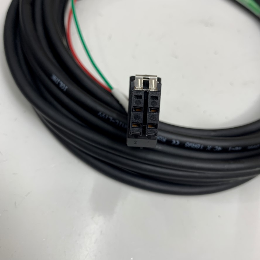 Cáp 8M MR-PWCNK1-8LS-J3 Mitsubishi Servo Motor Power Cable IO-Link + JST UVWPE 4 Pin Power Connector