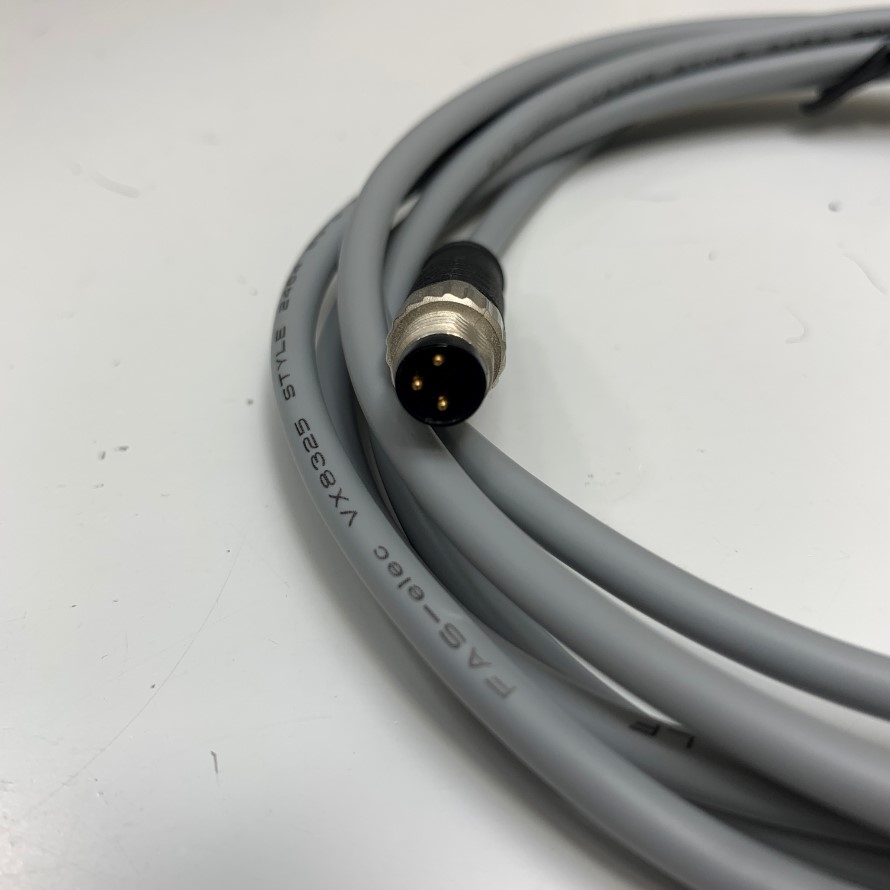Cáp Điều Khiển FAS-Electronic M8 3 Pin A-Code Male to Female Circular Connector Sensor Dài 2.1M 7ft For Automation Sick Sensor