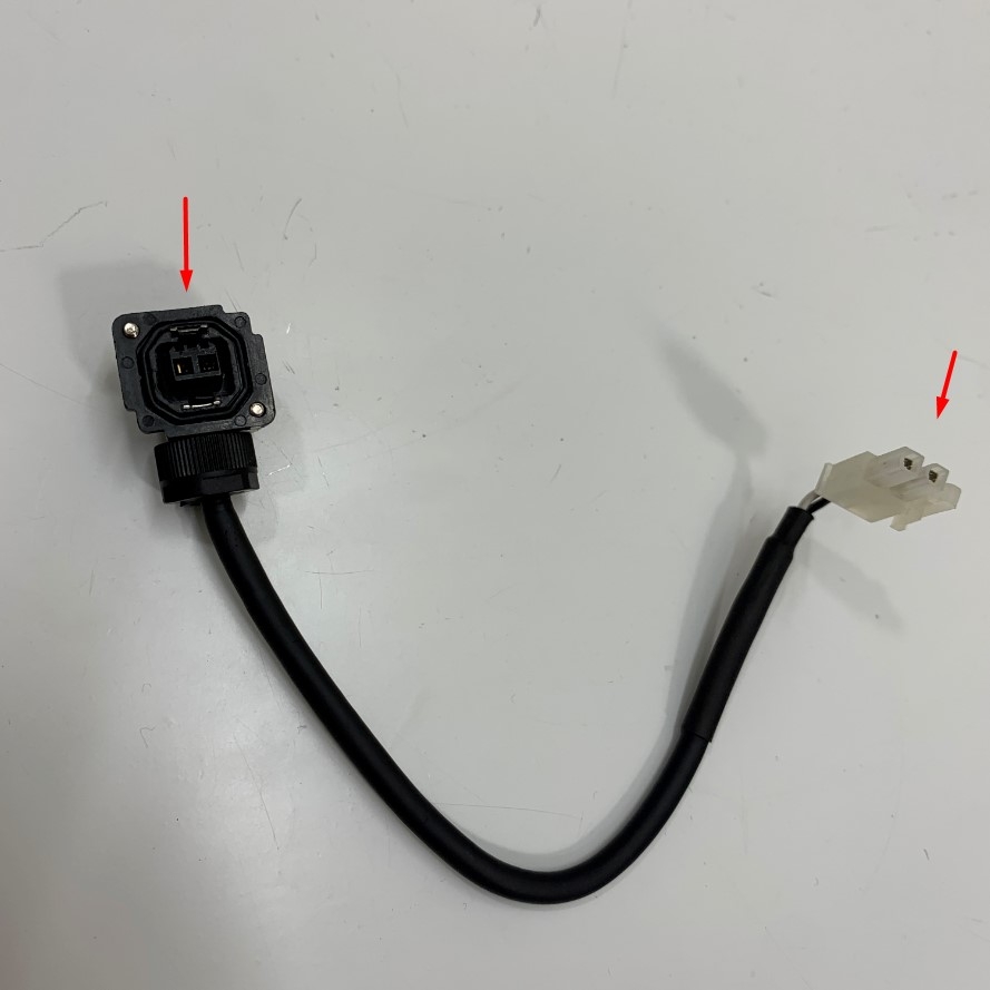 Cáp Phanh Động Cơ MR-BKS1CBL02M-A2-L Dài 20Cm Original Mitsubishi Servo Motor Connector JN4FT02SJ1 2 Pin to Molex 2 Pin Female Encoder Connector