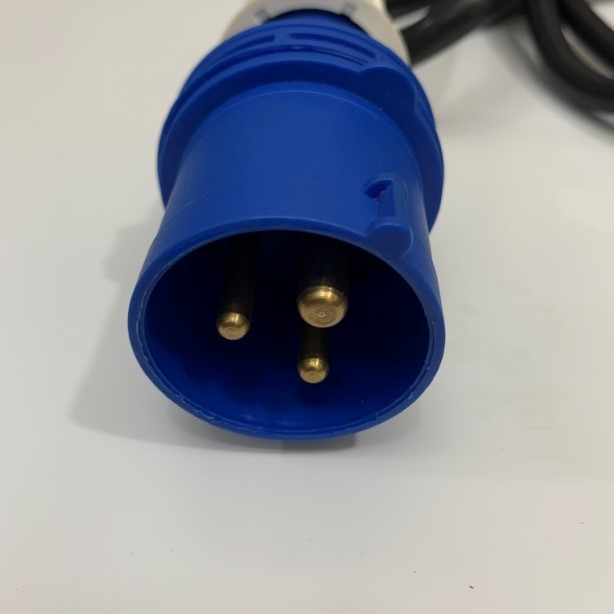 Dây nguồn IEC C19 to 16A 250V 3 Pin Industrial Plug IP44 Power Extension - Male to Female Cable 250V 16A 14AWG 3x2.5mm² H05VV-F OD 10.5mm Length 2M