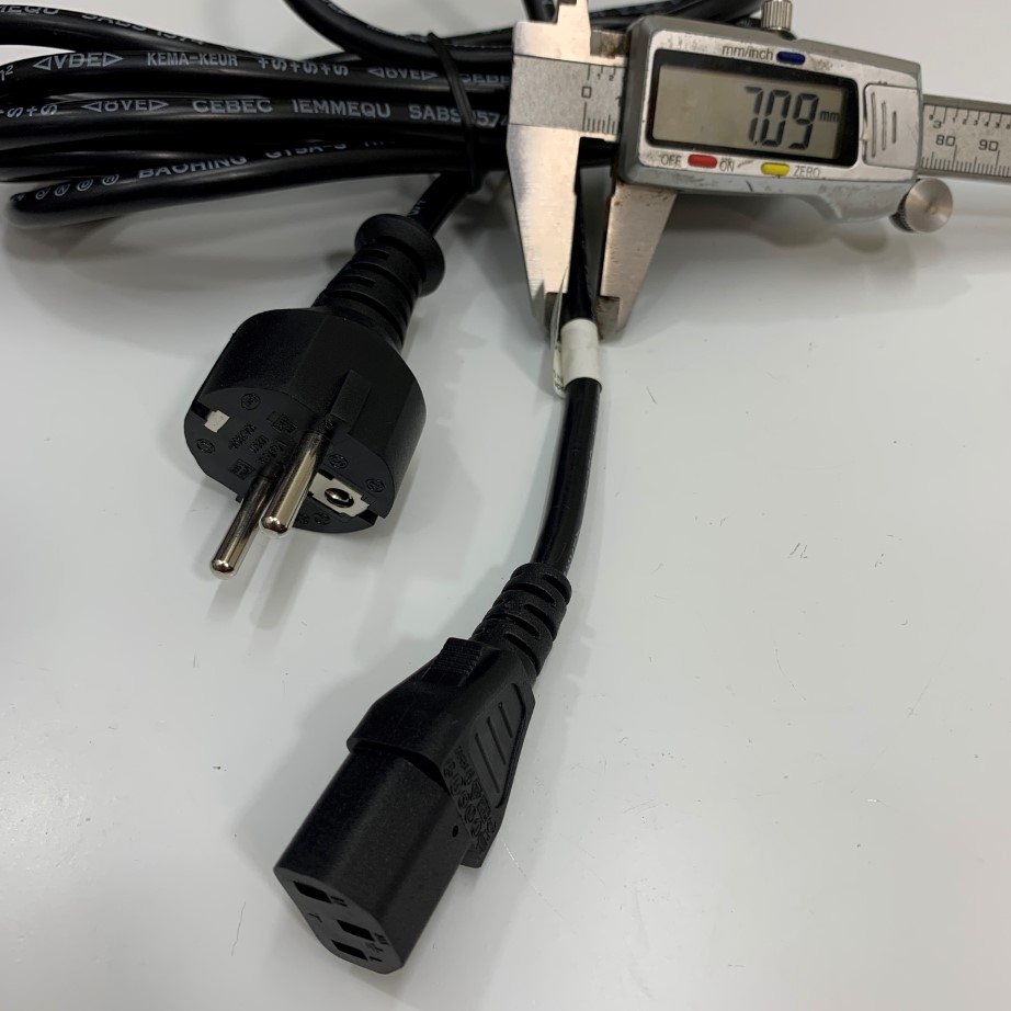 Dây Nguồn Cisco PWR-CORD-EUR-B 10Ft Dài 3M Europe Power Cord to IEC C13 10A 250V 18AWG 3x1.0mm² Cable OD 7.0mm