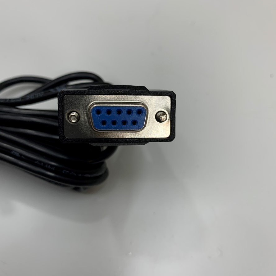 Cáp 72-0480008-00LF USB Mini B 5 Pin Male to DB9 Female RS232 Converter Dài 3M 10ft Cable Shielded For Máy In Mã Vạch Đi Động TSC Alpha Label Printer Alpha-2R, Alpha-3R, Alpha-4L