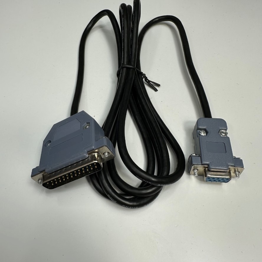 Cáp 3M 10ft AND AX-KO2116-090 RS-232C interface Shielded Cable DB25 Male to DB9 Female For Cân Điện Tử AND Balances GF Series GF-200/300/400/600/800/1000 witch Computer Data Transfer