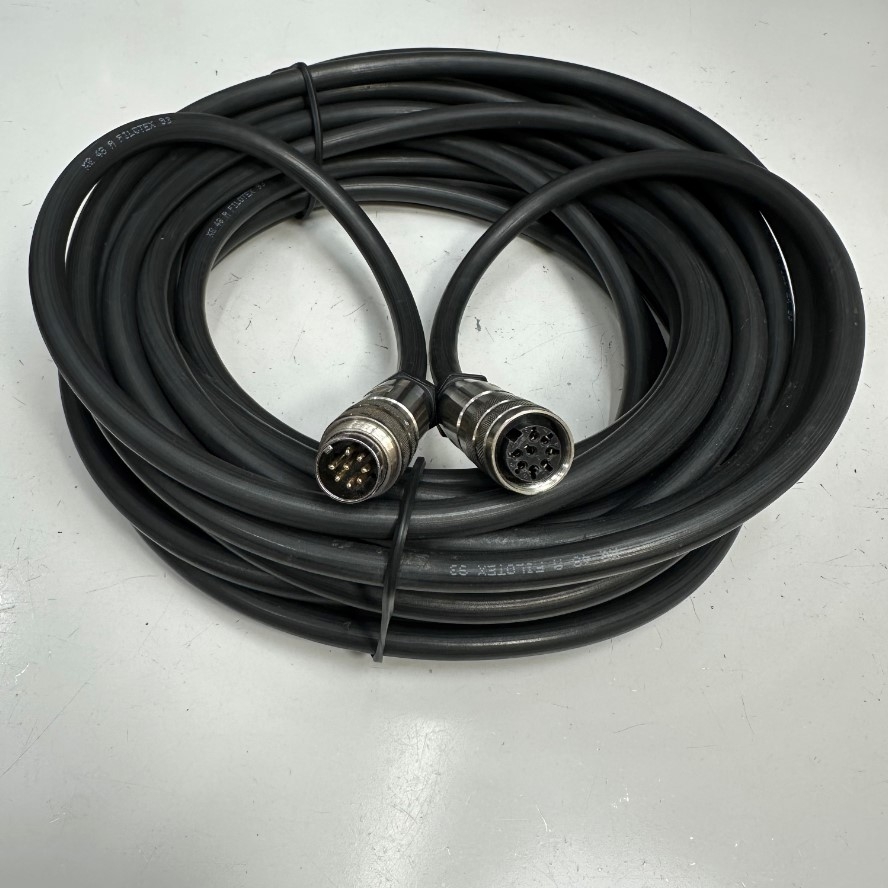 Cáp 10M 33ft Cable AISG 8 Pin Male to Female Circular Connector For AISG Control Telecom Cable