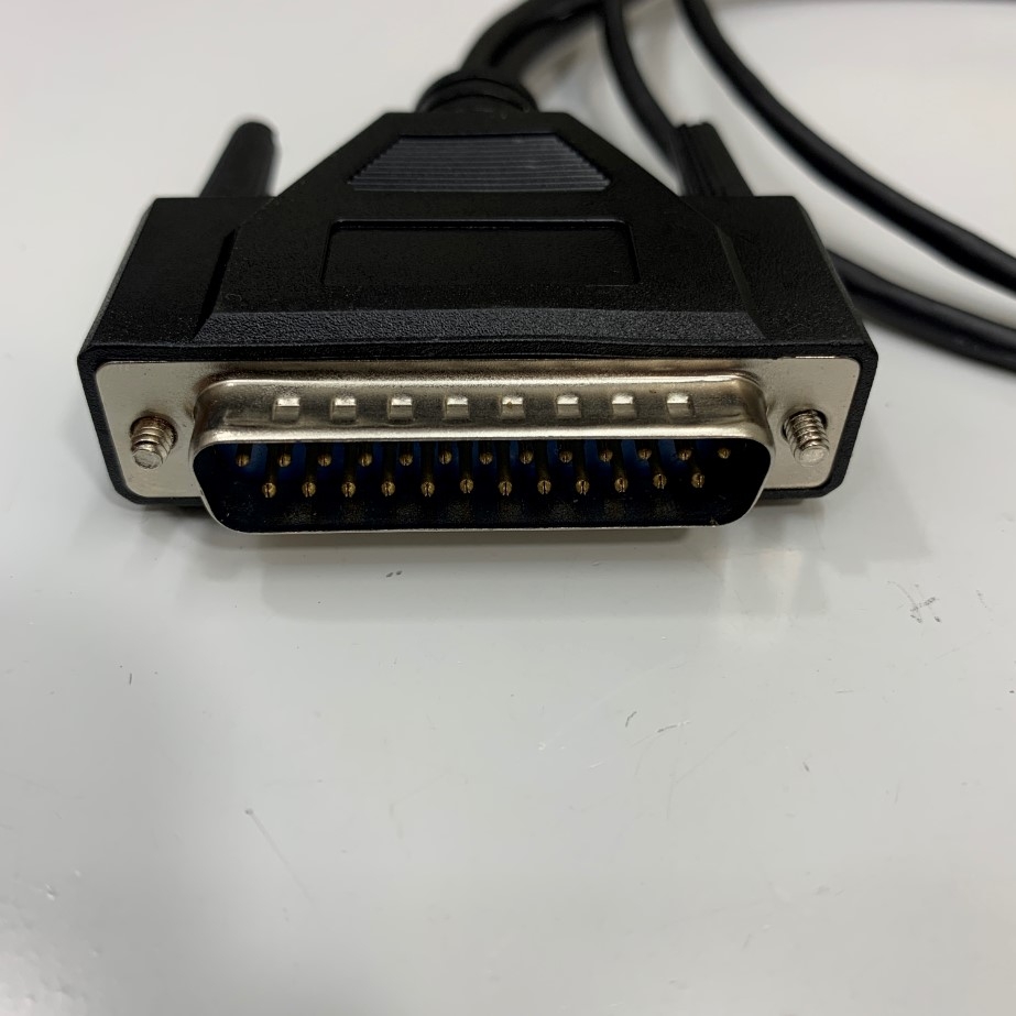 Cáp D-Sub DB25 Pin Male to 3 Port RS232 Serial DB9 Female Y Splitter Cable 0.4M + 0.8M For Máy Đo Công Nghiệp Hiệu Chuẩn Machine vision systems 1D, 2D