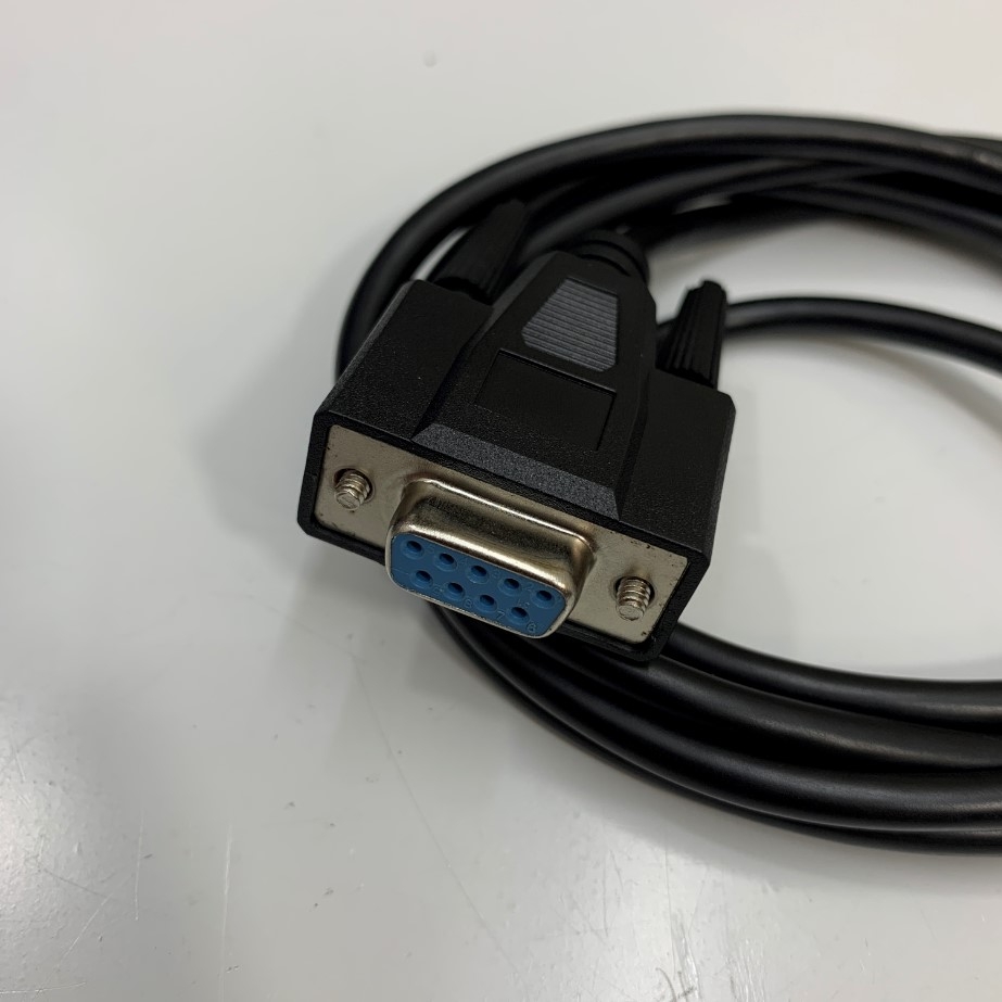 Cáp RS458 Serial Communication RJ12 6 Pin 6P6C to DB9 Female 6Ft Dài 1.8M For Điều Khiển Sạc Năng Lượng Mặt Trời MPPT Solar Charge Controller M2420/M2430/M2440