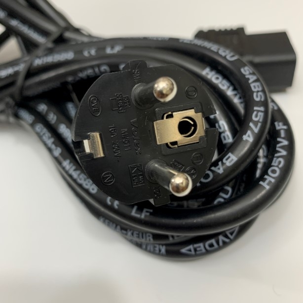 Dây Nguồn Dài 4M 13ft Volex AC Power Cord Schuko Plug to C19 16A 250V 16AWG 3x1.5mm² For Máy Chạy Bộ Phòng Gym Impulse Fitness Impulse Treadmill