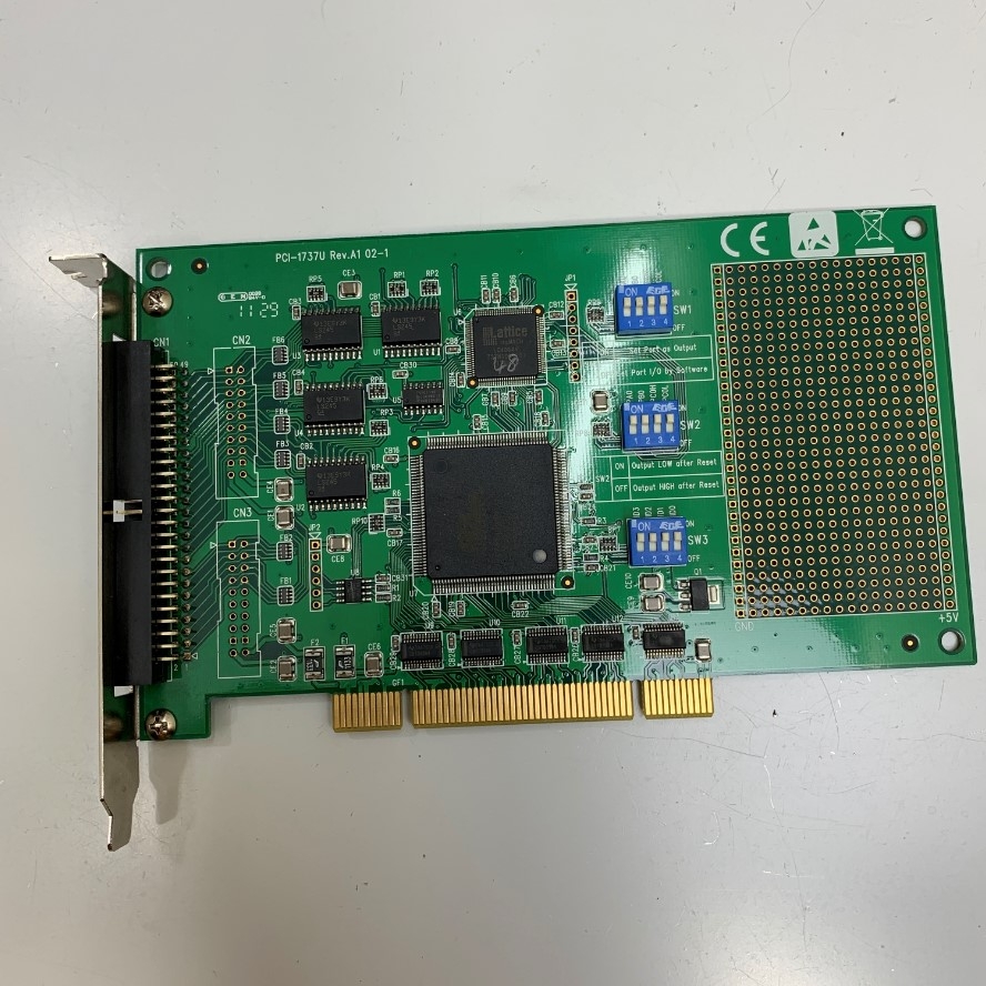 Card Công Nghiệp Advantech PCI-1737U Rev.A1 02-1 24-Channel Digital Input Output Card 50 Pin IDC Male Connector For Industrial PC Desktop Computer