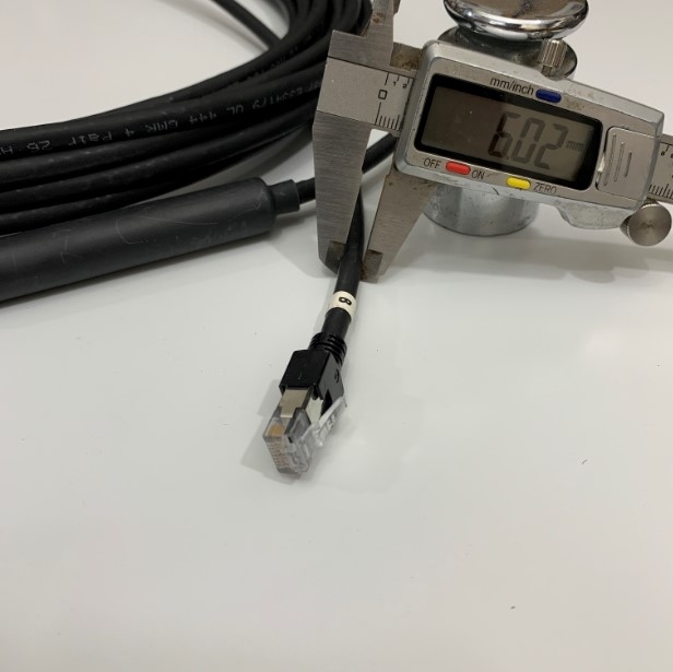 Dây Nhẩy Chuẩn Chéo CAT6 STP Cross 1000Mbps Dài 10M Ericsson RPM 432 185/10M R1A Cable Ethernet E334179 UL 444 CMR 4 Pair 26AWG 75C 25/14 Black