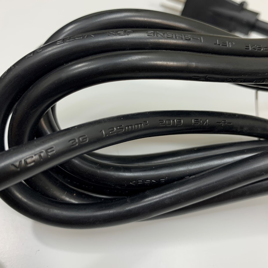 Dây Nguồn Cisco CAB-16AWG-AC 8.3Ft Dài 2.5M AC Power Cord NEMA 5-15P to C13 12A 125V/250V 16AWG 3x1.25mm² Cable OD 8.0mm in China