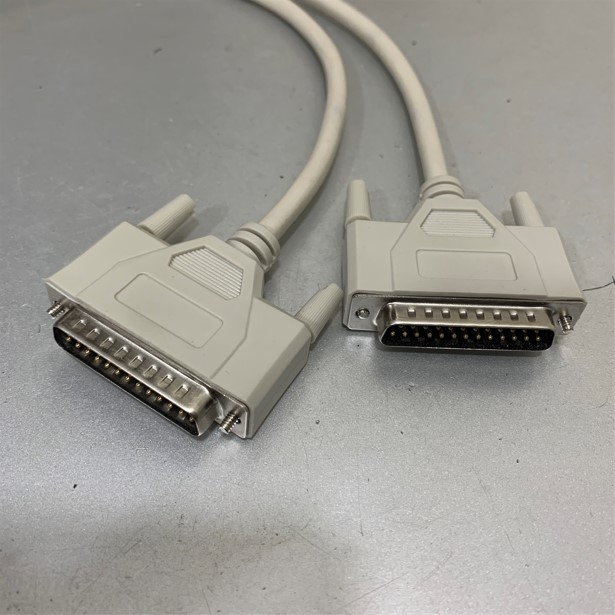 Cáp Chia Cổng LPT Parallel 1284 DB25 Y Splitter Serial Cable DB25-Female to DB25-Male DB25-Male Straight Through Cable Length 50Cm