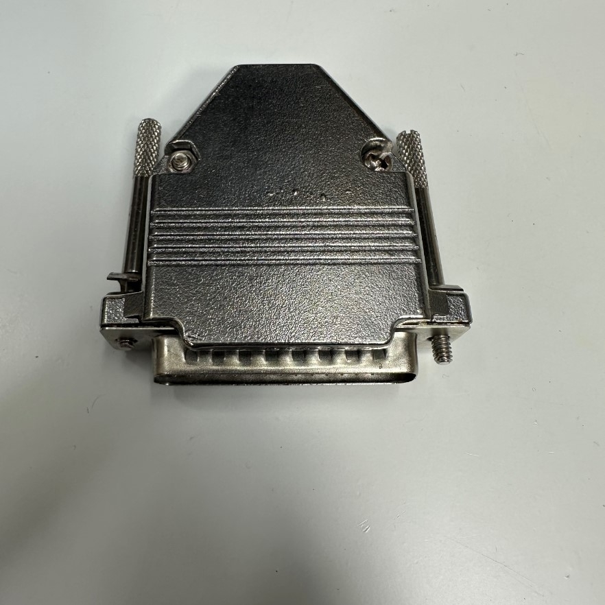 Đầu Jack D-Sub DB44 Pin Male 3-Row Cover Shell/Hood Housing Metal Fe Plated For industrial Servo Motor I/O Controller Cable