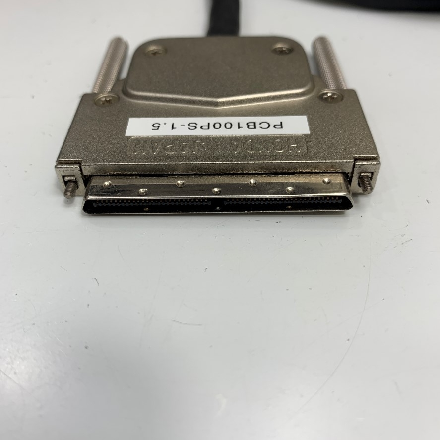 Cáp Contec HDRA 100 Pin Male to HDRA 100 Pin Male Connector Pitch 0.8mm with Screws Servo I/O Cable Dài 1.5M 5ft For Contec I/O Advantech I/O Industrial Card