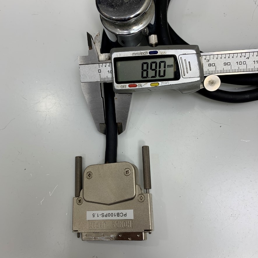 Cáp Contec HDRA 100 Pin Male Pitch 0.8mm with Screws to 100 Core Bare Wire Open End Dài 1.5M 5ft Shielded Cable OD 9.0mm For Servo Motor I/O Cable