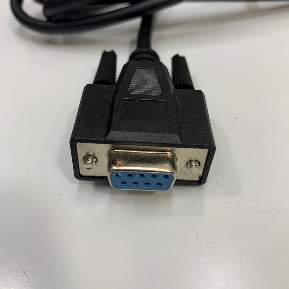 Cáp Điều Khiển Schneider VW3M3805R010 CANopen Cable Dài 1.8M 6ft Shielded RJ45 Connector to DB9 Female For Modicon M258 Logic Controller witch Schneider LXM32AD30N4 Lexium Motion Servo Drive